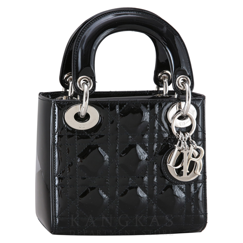 CHRISTIAN DIOR(USED)크리스찬디올 레이디디올 페이던트 미니 블랙